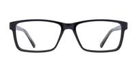 Black Glasses Direct Doran Rectangle Glasses - Front