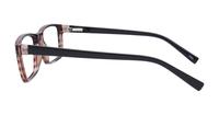 Brown Horn Glasses Direct Doran Rectangle Glasses - Side