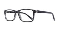 Grey / Horn Glasses Direct Doran Rectangle Glasses - Angle
