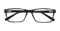 Grey / Horn Glasses Direct Doran Rectangle Glasses - Flat-lay