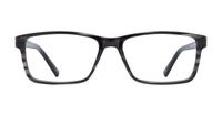 Grey / Horn Glasses Direct Doran Rectangle Glasses - Front