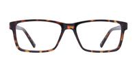 Havana Glasses Direct Doran Rectangle Glasses - Front