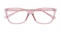 Crystal Pink Glasses Direct Dottie Rectangle Glasses - Flat-lay
