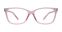 Crystal Pink Glasses Direct Dottie Rectangle Glasses - Front