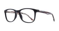 Black Glasses Direct Drew Rectangle Glasses - Angle