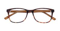 Havana Glasses Direct Drew Rectangle Glasses - Flat-lay
