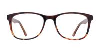 Havana Glasses Direct Drew Rectangle Glasses - Front
