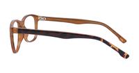 Havana Glasses Direct Drew Rectangle Glasses - Side