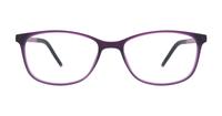 Purple Glasses Direct Elaine Rectangle Glasses - Front