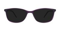 Purple Glasses Direct Elaine Rectangle Glasses - Sun
