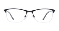 Matte Black Glasses Direct Elise Rectangle Glasses - Front