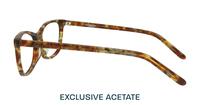 Fields of Barley Glasses Direct Ella Rectangle Glasses - Side