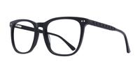 Black Glasses Direct Elsie Rectangle Glasses - Angle