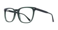 Crystal Green Glasses Direct Elsie Rectangle Glasses - Angle