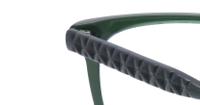 Crystal Green Glasses Direct Elsie Rectangle Glasses - Detail