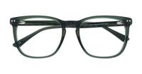 Crystal Green Glasses Direct Elsie Rectangle Glasses - Flat-lay