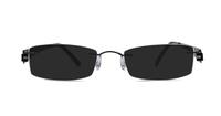 Gunmetal Glasses Direct EMP Rimless 7559 Rectangle Glasses - Sun