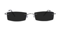 Grey Glasses Direct EMP Rimless Fantastic Rectangle Glasses - Sun