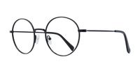 Shiny Black Glasses Direct Everly Round Glasses - Angle