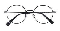 Shiny Black Glasses Direct Everly Round Glasses - Flat-lay