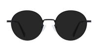 Shiny Black Glasses Direct Everly Round Glasses - Sun