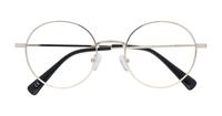 Shiny Gold Glasses Direct Everly Round Glasses - Flat-lay