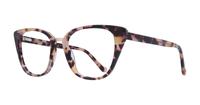 Nude Havana Glasses Direct Faith Cat-eye Glasses - Angle