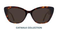 Havana Glasses Direct Farrah Cat-eye Glasses - Sun