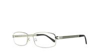 Silver Glasses Direct Fine Line 1008 Rectangle Glasses - Angle