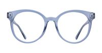 Crystal / Light Blue Glasses Direct Florence Round Glasses - Front