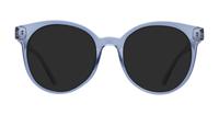 Crystal / Light Blue Glasses Direct Florence Round Glasses - Sun