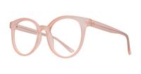 Matte Crystal / Nude Glasses Direct Florence Round Glasses - Angle