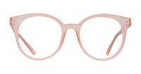 Matte Crystal / Nude Glasses Direct Florence Round Glasses - Front