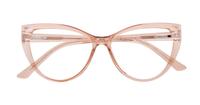 Crystal/ Peach Glasses Direct Freya Cat-eye Glasses - Flat-lay