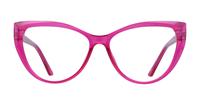 Crystal Pink Glasses Direct Freya Cat-eye Glasses - Front