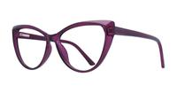 Crystal Purple Glasses Direct Freya Cat-eye Glasses - Angle