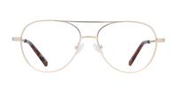 Gold Glasses Direct Gabriel Round Glasses - Front