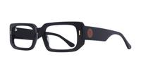 Black Glasses Direct Genesis Rectangle Glasses - Angle