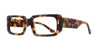 Havana Glasses Direct Genesis Rectangle Glasses - Angle