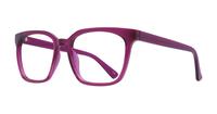 Crystal Pink Glasses Direct Gian Square Glasses - Angle