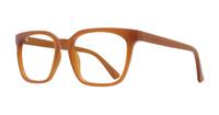 Milky Amber Glasses Direct Gian Square Glasses - Angle