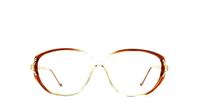 Brown Fade Glasses Direct Glenda Round Glasses - Front