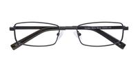 Matte Black Glasses Direct Gordan Rectangle Glasses - Flat-lay