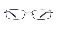 Matte Black Glasses Direct Gordan Rectangle Glasses - Front