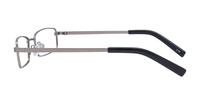 Matte Gunmetal Glasses Direct Gordan Rectangle Glasses - Side