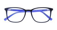 Black / Blue Glasses Direct Grayson Rectangle Glasses - Flat-lay