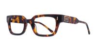 Havana Glasses Direct Greer Rectangle Glasses - Angle