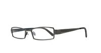 gunmetal/blue Glasses Direct Guilder -51 Rectangle Glasses - Angle