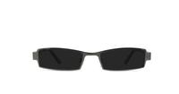 gunmetal/blue Glasses Direct Guilder -51 Rectangle Glasses - Sun