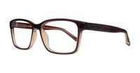 Bilayer Brown Glasses Direct Harry Square Glasses - Angle